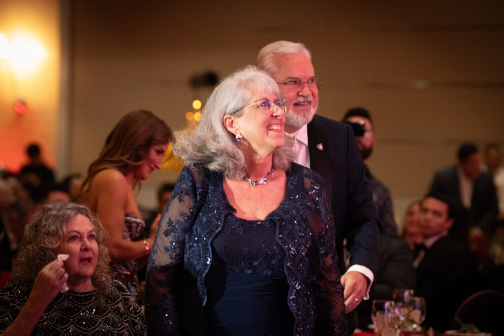 Keely Lewis honored at the Puppy Love Gala in McAllen Texas