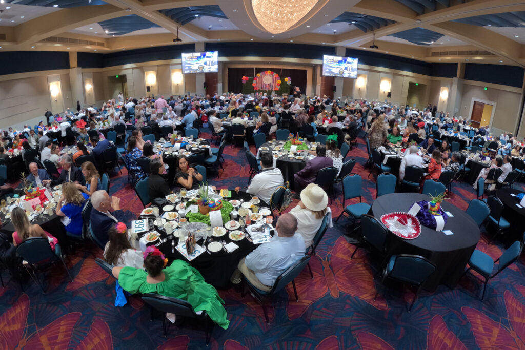 A full room of guests gathered to support C.A.M.P. University.